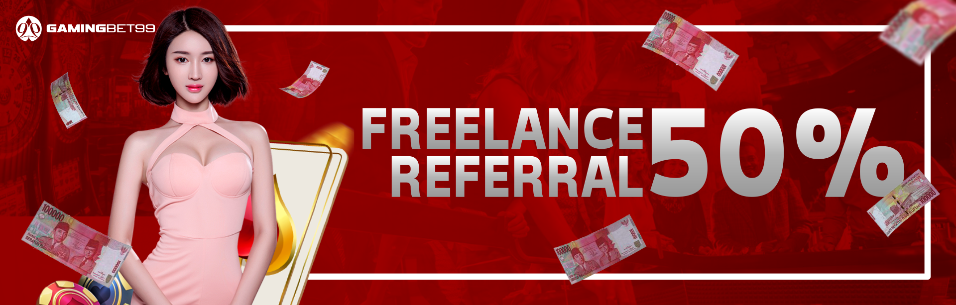Freelance Referral 50%
